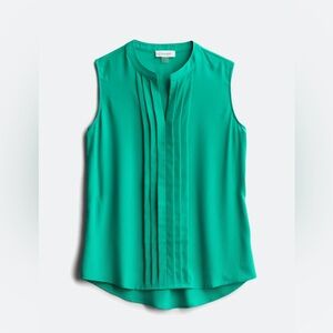 Calvin Klein Suit Separates Davia Pleat Detail Blouse